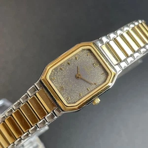 Omega Watch Ladies Devil Gold Combination Movable Genuine Bracelet Working - Picture 1 of 10