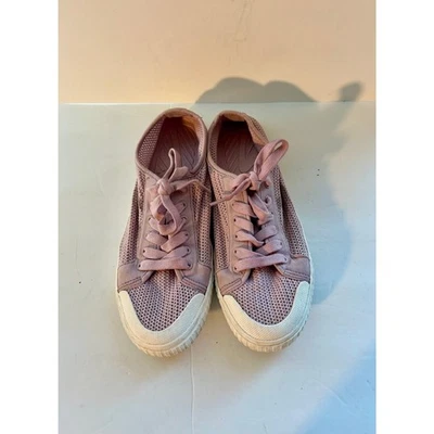 Zapatillas deportivas Tretorn de malla lacada en lavanda y blanco, talla 8 Foto 1 de 4