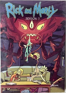 Rick And Morty: Season 3 DVD New Sealed 2017 Cartoon Network Adult Swim - Picture 1 of 3