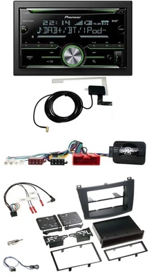 Pioneer CD USB Lenkrad Bluetooth 2DIN DAB Autoradio für Mazda 3 09-13 Can-Bus - Bild 1 von 4