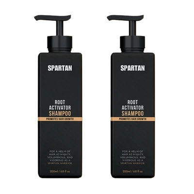 2x 200ml Spartan Root Activator Shampoo Anti Hair Loss & Promotes Hair Growth - Image 1 of 4