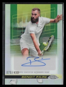 2024 Topps Chrome #TCA-BPE Benoit Paire Autographs Refractor #/499 - Picture 1 of 2