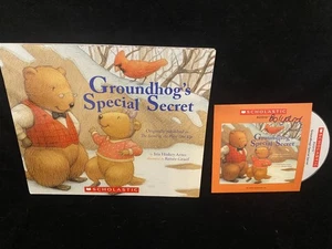 Groundhog's Special Secret Book + Audio CD - Scholastic - by Iris Hiskey Arno - Picture 1 of 1