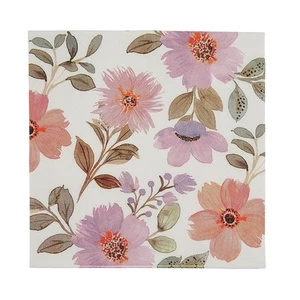 Fun Express Floral Disposable Paper Luncheon Napkins - 6 1/2", 16 Count - Picture 1 of 1