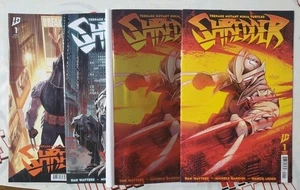 Teenage Mutant Ninja Turtles Shredder 1 Cover Set Foil Idw Comic - Picture 1 of 5
