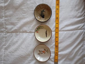 Japanese Retro Soy Sauce Dish Set 3 - Picture 1 of 8