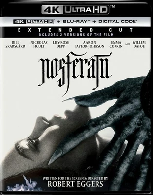 Nosferatu - Extended Cut 4K Ultra HD + Blu-ray + Digital 4K UHD Blu-ray  NEW - Image 1 of 4