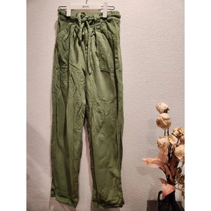 Free People grüne Utility Relaxed Fit Hose Damen XS Taille 29 Schrittlänge 29 - Bild 1 von 3