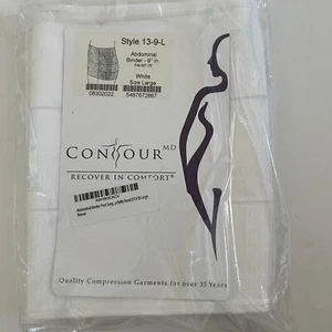 ContourMD Abdominal Binder Compression Wrap Postpartum Belly Band S13-9 Size L - Picture 1 of 3
