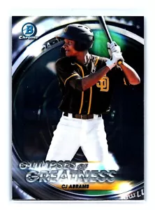 CJ Abrams 2020 Bowman Draft #GOG-CA Glimpses of Greatness Nationals - Picture 1 of 2