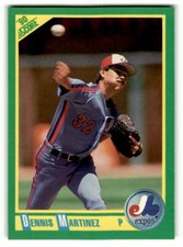 1990 Score #47 Dennis Martinez    Montreal Expos Baseball Cards  ID:52778
