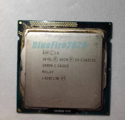 Intel Xeon E3-1265L V2 LGA1155 CPU Processer Quad-Core 2.5GHz 8M E3-1265LV2 45W - Image 1 of 3