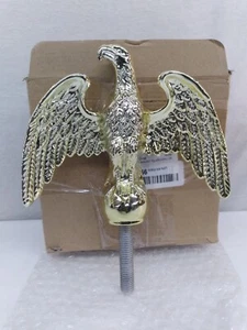 NQ 7 INCH GOLD EAGLE FLAGPOLE ORNAMENT - Picture 1 of 9