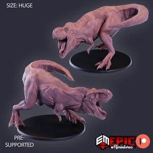 6K Resin 32mm Epic Miniatures T-Rex Attacking (Huge) for D&D, Role-Play - Picture 1 of 1