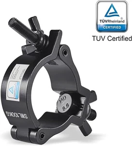 π Morsetto Girevole Gancio Traliccio Alluminio Nero per Tubo 2 Pollici F34 220 LB Caricamento - Foto 1 di 4