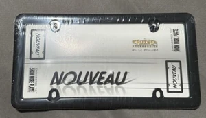 Cruiser Accessories 206430 Nouveau License Plate Frame BLACK Plastic - Picture 1 of 2