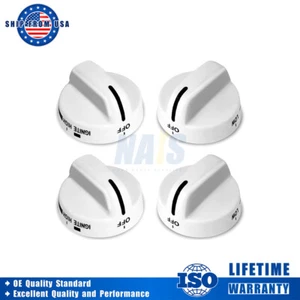 4-Pack 8273104 Gas Stove Top Burner Knobs For Whirlpool Range Amana WP8273104 - Picture 1 of 11