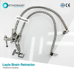 Leyla Self Retractor Brain Retractor Set Two Arms Orthopedic Surgical Instrument - Picture 1 of 9