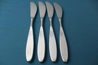 4 Cuchillos de Cena Sólidos WMF FESTIVAL DE EDIMBURGO Acero Inoxidable Moderno Alemania 8 1/2" Foto 1 de 4