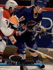 1993-94 Stadium Club  Blues Hockey Card #478 Vitali Karamnov