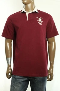 Nuevo Polo Para Hombre Ralph Lauren Calce Clásico Hueso de Calavera 1923 Rugby Camisa Polo M - Imagen 1 de 3