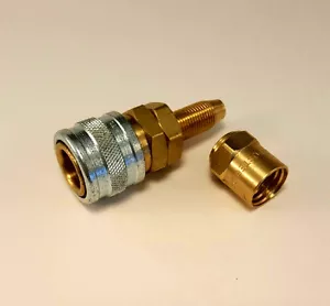 Reusable Hose Barb - 3/8" Body Coupler X 3/8" ID - 11/16" OD Air Fittings - Picture 1 of 1