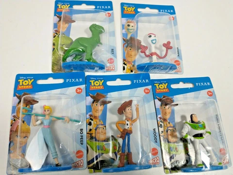 Disney / Pixar "Toy Story 4" Mini Action Figures 2.5" (5 Pack) Mattel NEW SEALED Cover