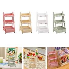 1:12 Scale Miniature Plant Stand with Drawer for 6 inch Doll Micro Landscape