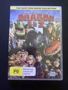 How To Train Your Dragon / How To Train Your Dragon 2 (DVD) Region 4&2 - Picture 1 of 4