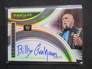2022 Immaculate Inductions Autograph #II-SBG Superstar Billy Graham 85/99