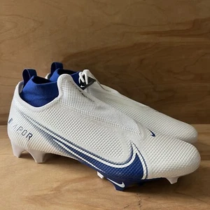 Nike Vapor Edge Pro 360 tacchetto calcio basso bianco blu CV6345-107 uomo taglia 12 - Foto 1 di 9