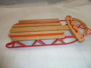American Girl Doll Emily Wooden Sled (Molly's Friend) - Picture 1 of 5