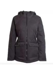Columbia DAMEN CRESCENT CLIFF DAUNEN ISOLIERTE WINTERJACKE MIT KAPUZE SCHWARZ $ 180 - Bild 1 von 2