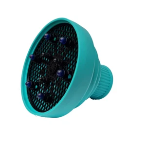 SILICONE UNIVERSAL DIFFUSER -Lake Blue- FITS MOST HAIR DRYERS CHECK DESCRIPTION - Picture 1 of 3