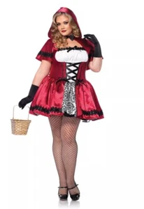 Caperucita roja gótica Leg Avenue 85230X 3X/4X - Imagen 1 de 3