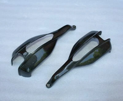 Protectores de manos Ducati Hypermotard 796 1100 carbono brillante liso Foto 1 de 3