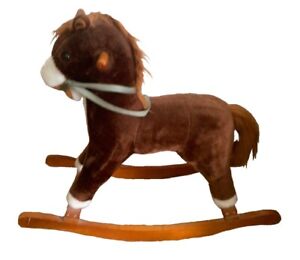 VINTAGE Rocking horse plush fabric reins - sturdy with hand grips - super soft!