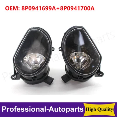 1Pair Left+Right Front Drive Fog Light Lamp For For Audi Q7 2006 2007 2008 2009 - Image 1 of 4