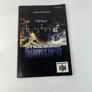 Star Wars Shadows of Empire Nintendo 64 N64 Manual de instrucciones [SOLO] - Imagen 1 de 4