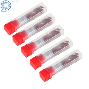 5Pcs 1/2" 3 Flute 37° Helix Carbide End Mill For Aluminum SQUARE END ZRN COATED - Picture 1 of 13