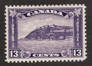1932 Canada  Sc# 201 - KGV - 13¢ Quebec Citadel Architecture - MNH - cv$120