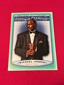 2019 Upper Deck Goodwin Champions Michael Jordan #1 Turquoise Parallel - Picture 1 of 2