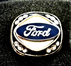 Anillo de sello Ford relleno de oro de 14 quilates - Imagen 1 de 2