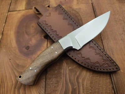 Custom Handmade 12c27 Steel Survival Camping Outdoor Hunting Knife Fixed Blade - Image 1 of 4
