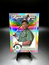2023 Topps Series 2 Rickey Henderson  Legends of the Game Insert LG-12 A's