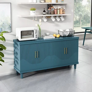 59.84 "Large Size 4 Door Cabinet, Suitable For Living Room, Kitchen, Bedroom, Co - Picture 1 of 11