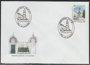 LATVIA FDC 2002, Church of Latvia - Picture 1 of 1