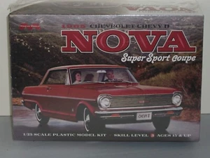 Moebius 1/25 Scale 1965 Chevy II Nova Super Sport Coupe - Factory Sealed - Picture 1 of 1
