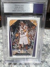 Beckett Certified Kobe Bryant  Worn Warm Up Suit 2016 NBA  Patch Card Lakers RR