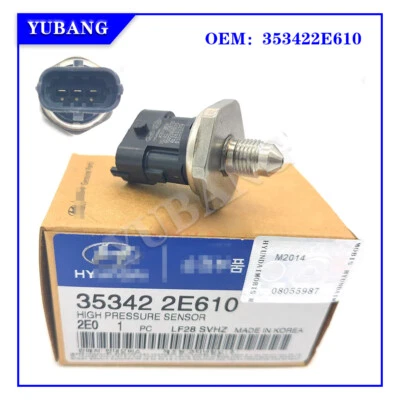 Sensor de presión de riel de combustible 35342-2E610 para Hyundai Accent Elantra Sonata Tucson Foto 1 de 4